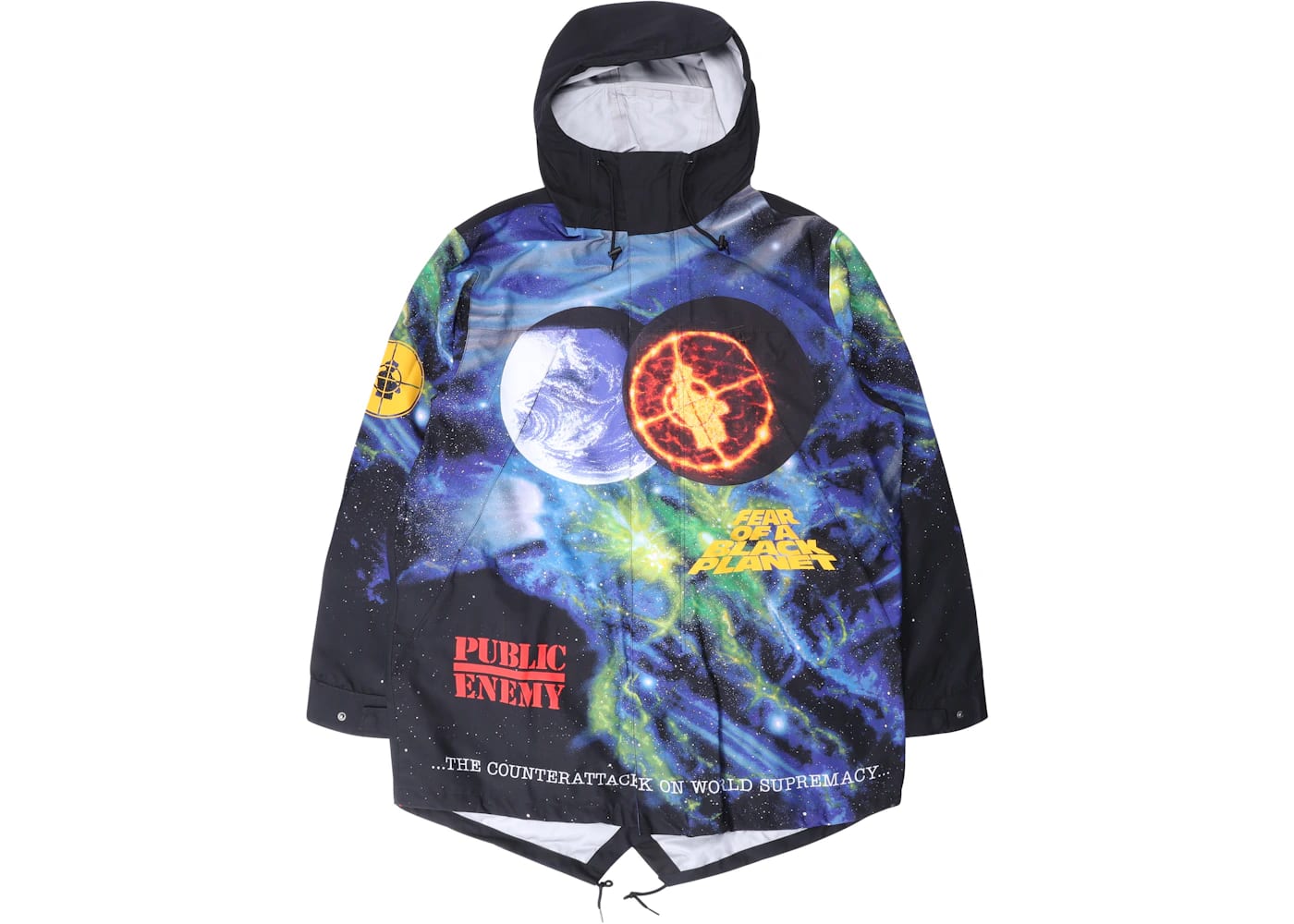 Supreme UNDERCOVER/Public Enemy Taped Seam Parka Multi – Stuffsell