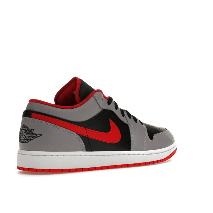 Jordan 1 Low Black Light Smoke Grey Gym Red