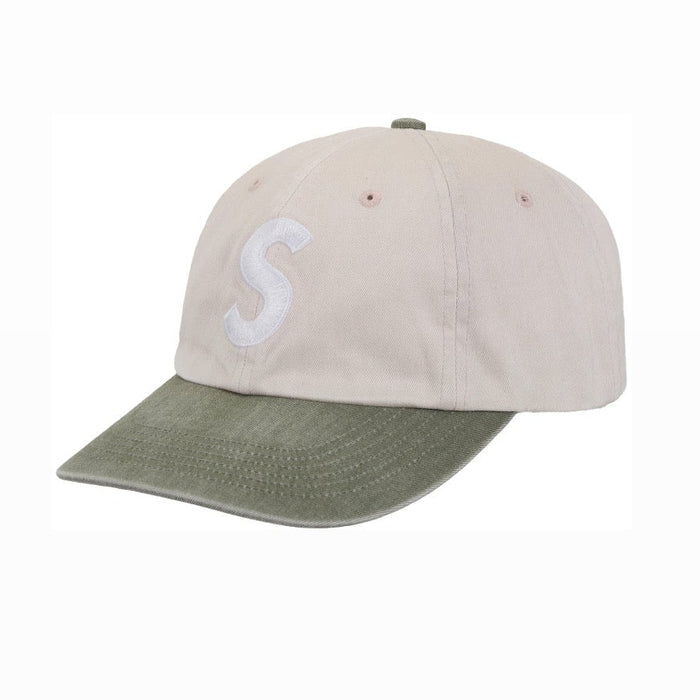 Supreme Pigment Coated 2-Tone S Logo 6-Panel Pink