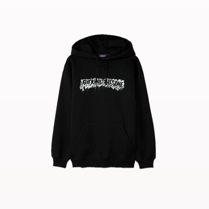 Fucking Awesome Dill Cut Up Logo Hoodie Black