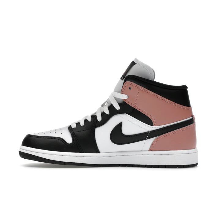 Jordan 1 Mid White Rust Pink Black