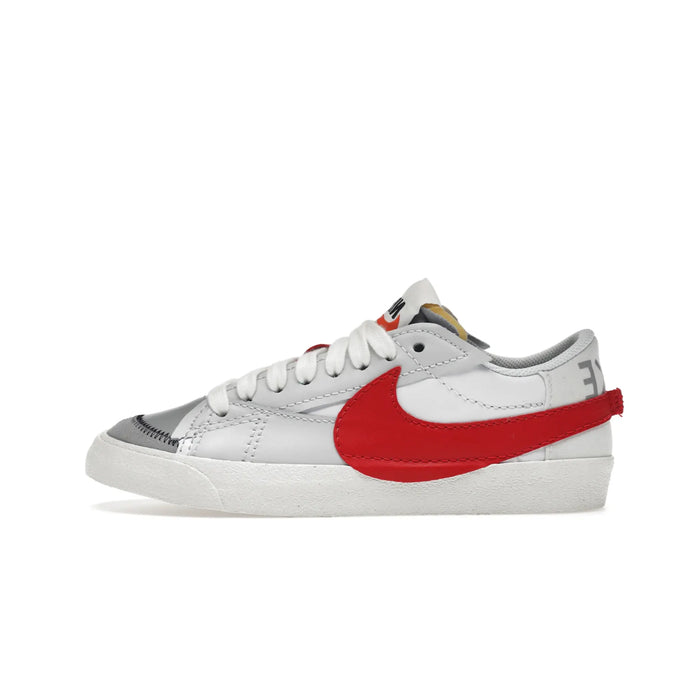 Nike Blazer Low 77 Jumbo White Photon Dust Light Smoke Grey University Red