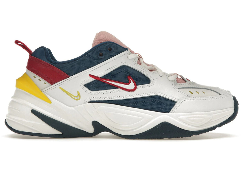 Nike M2K Tekno Blue Force Summit White Chrome Yellow (Women's)