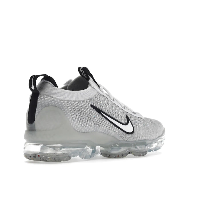 Nike Air VaporMax 2021 FK White Black Metallic Silver