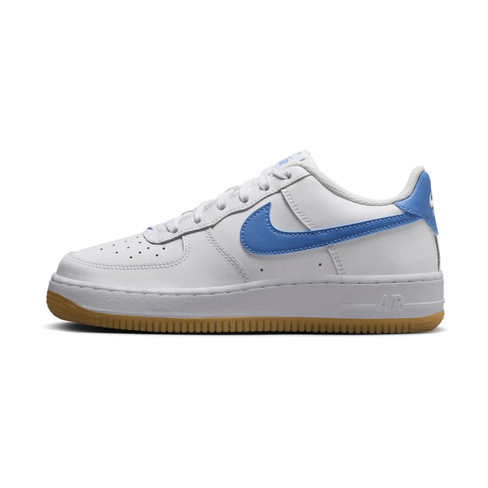 Nike Air Force 1 Low White Gum Light Brown Blue Beyond (GS)