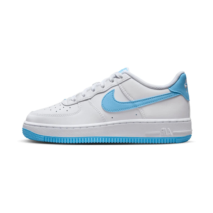 Nike Air Force 1 Low White Aquarius Blue (GS)
