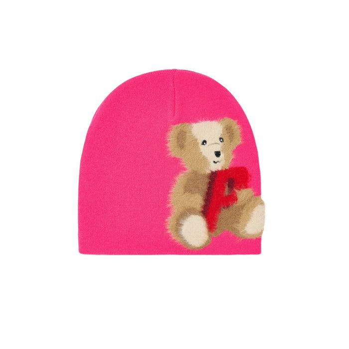Palace P Bear Nein Cuff Beanie Pink