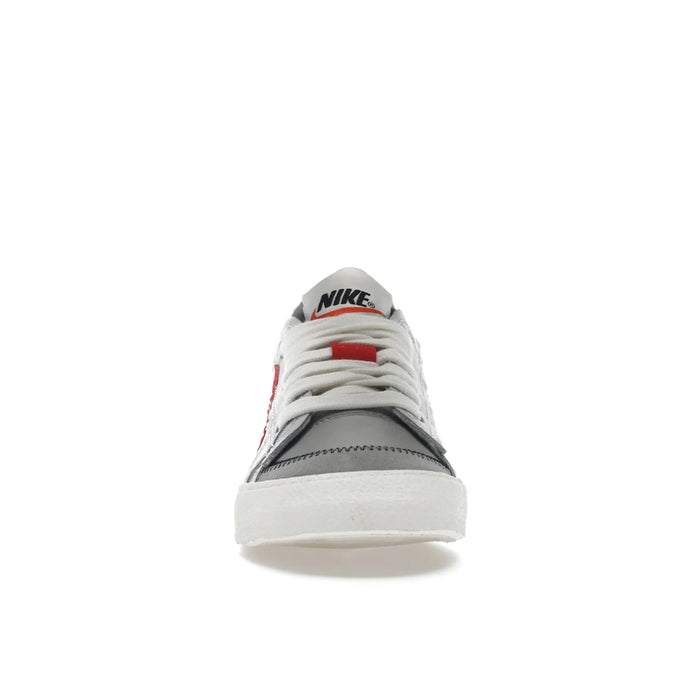 Nike Blazer Low 77 Jumbo White Photon Dust Light Smoke Grey University Red