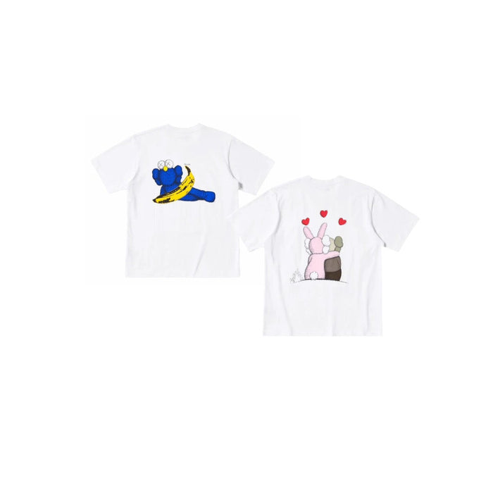KAWS x Uniqlo Warhol UT Graphic 471321/476350 T-shirt Set White/White