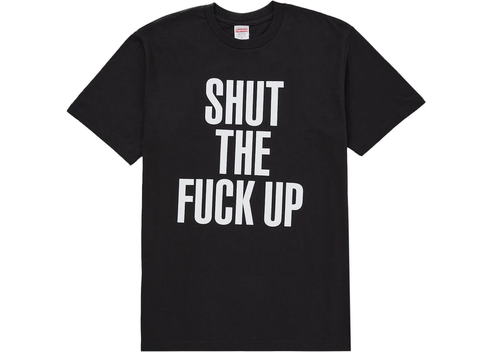 Supreme Number (N)ine Shut Up Tee Black