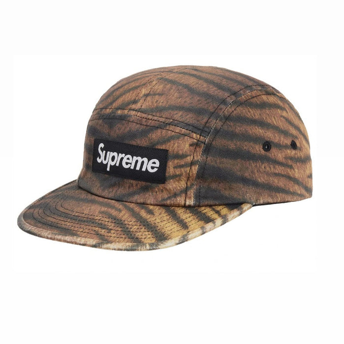 Supreme Washed Chino Twill Camp Cap (FW25) Tiger