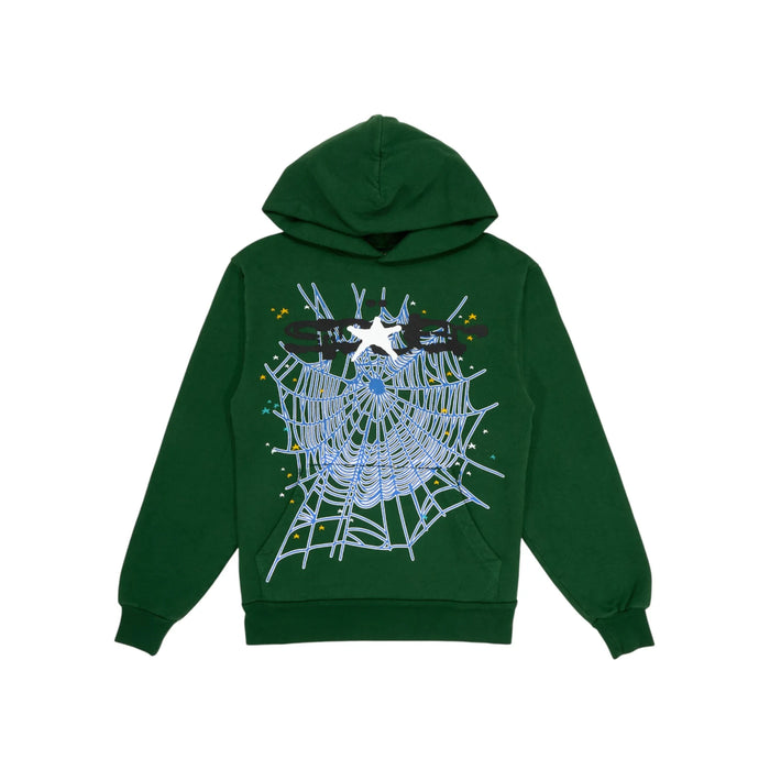 Sp5der Web Hoodie Hunter Green