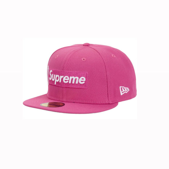 Supreme x New Era Breast Cancer Awareness Box Logo Fitted Hat Pink