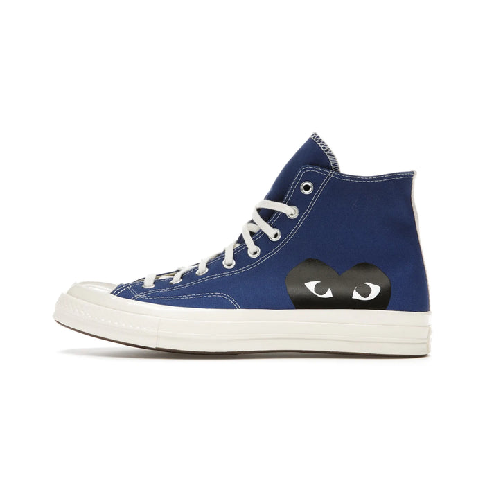 Converse Chuck Taylor All Star 70 Hi Comme des Garcons PLAY Blue Quartz