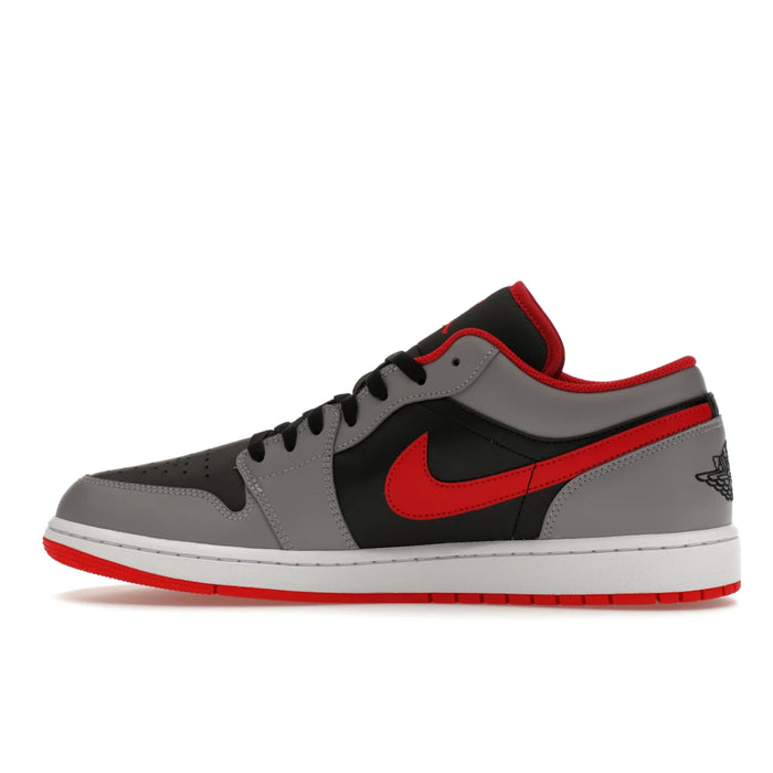 Jordan 1 Low Black Light Smoke Grey Gym Red