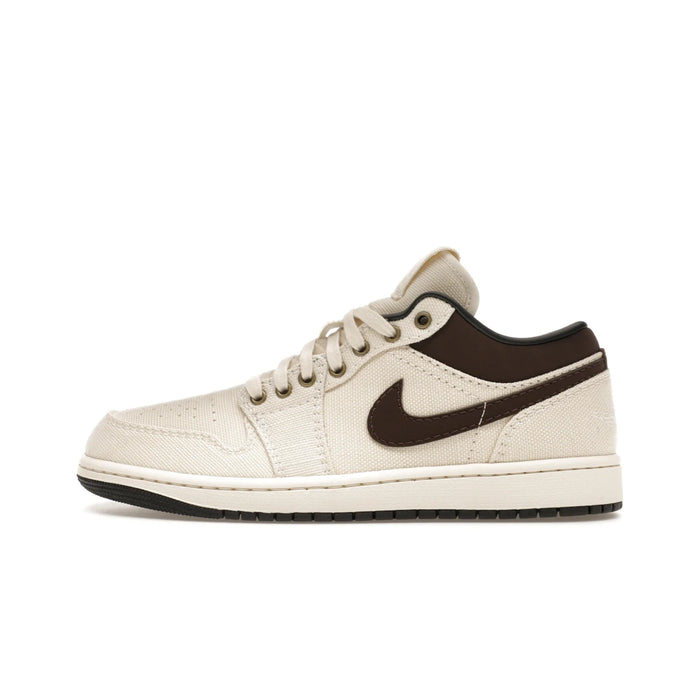 Jordan 1 Low Premium Pale Ivory Off Noir Baroque Brown