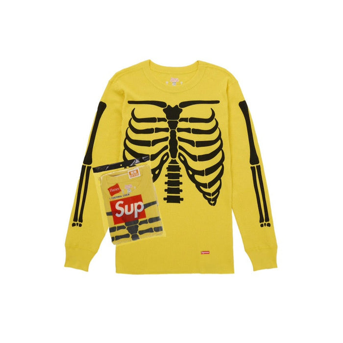 Supreme Hanes Bones Thermal Crew FW25 (1 Pack) Yellow