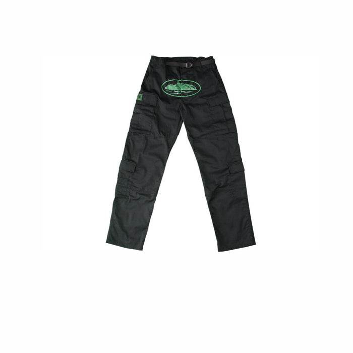 Corteiz Mula Guerillaz Cargos Black/Green