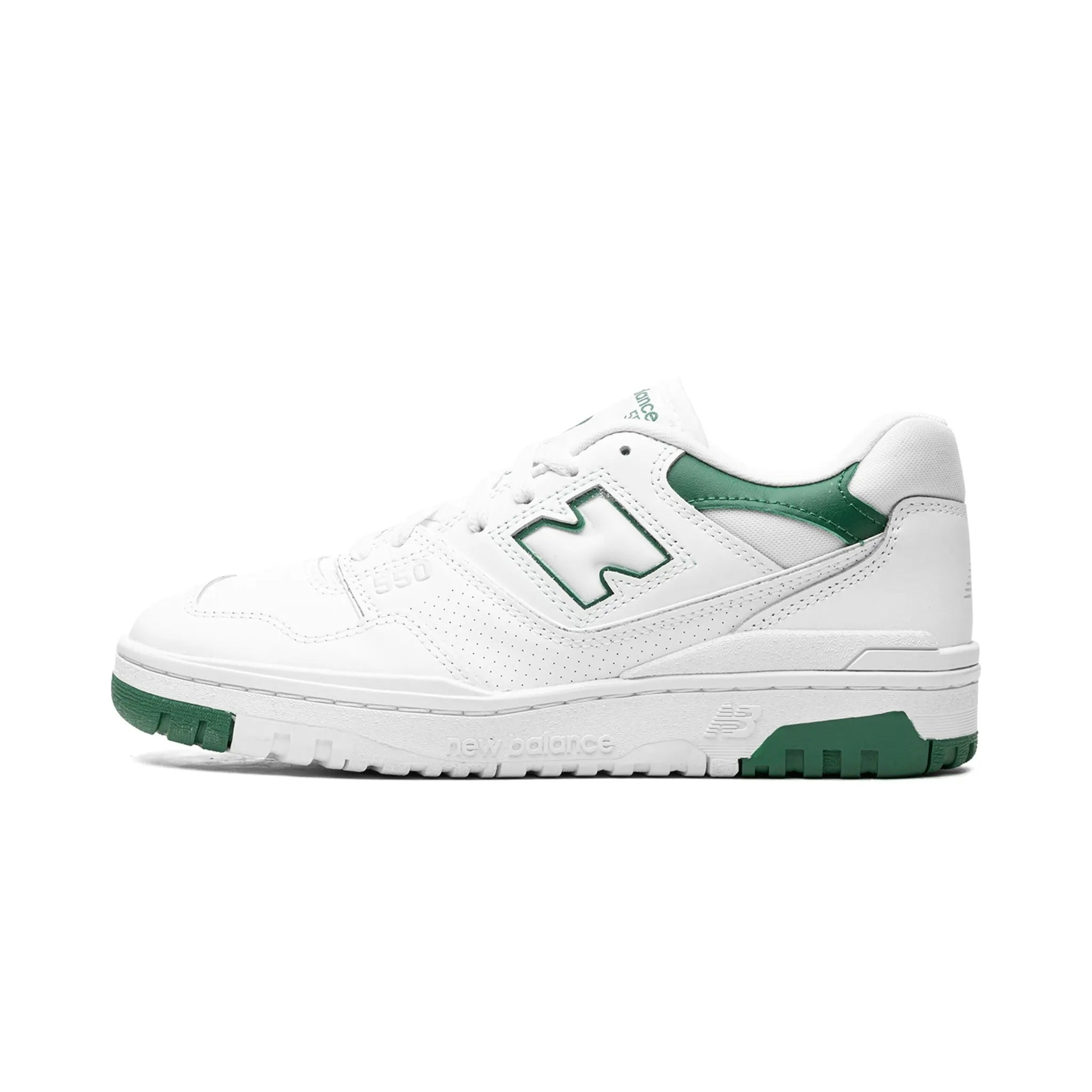 New Balance 550 White Classic Green