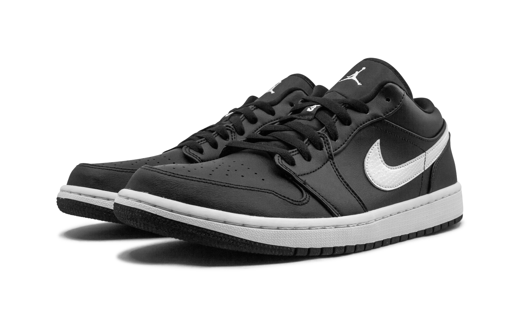 Jordan 1 Low Black White (Women's)