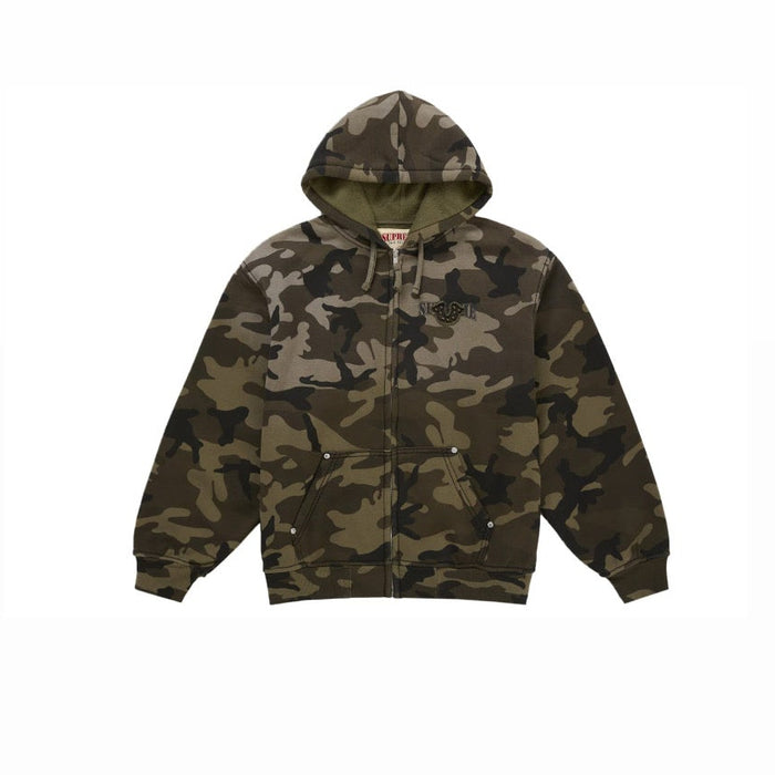 Supreme True Religion Zip Up Hooded Sweatshirt (FW25) Woodland Camo