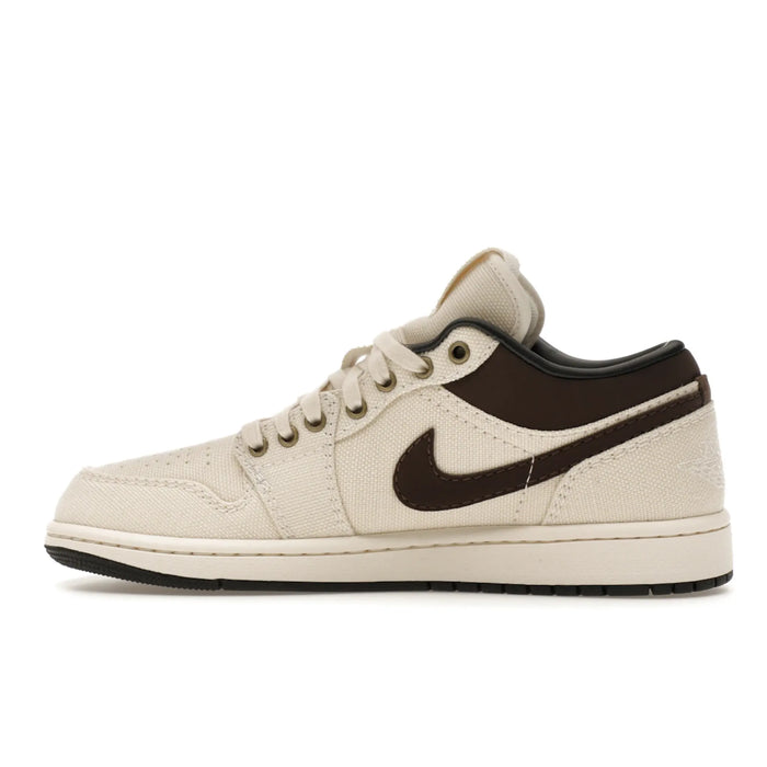 Jordan 1 Low Premium Pale Ivory Off Noir Baroque Brown