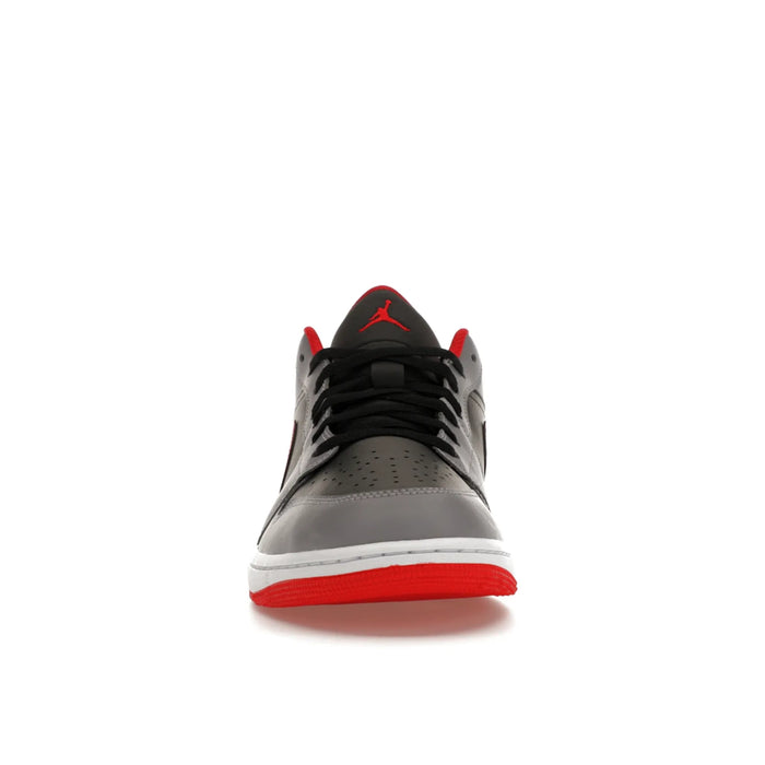 Jordan 1 Low Black Light Smoke Grey Gym Red