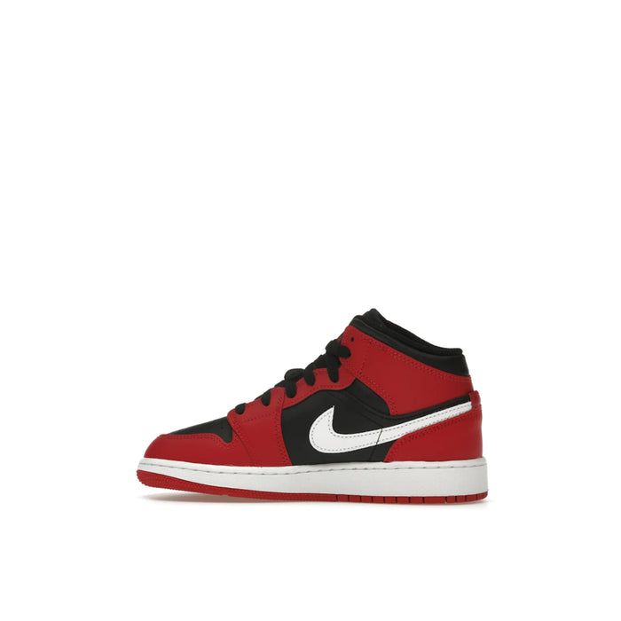 Jordan 1 Mid Gym Red Black White (GS)