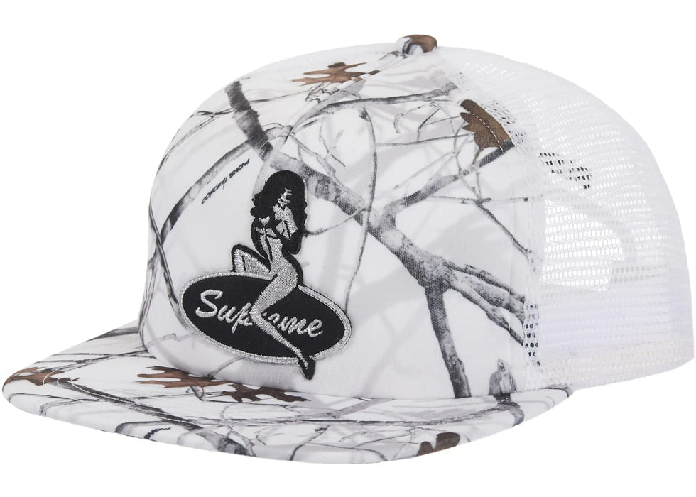Supreme Pinup Mesh Back 5-Panel White Camo
