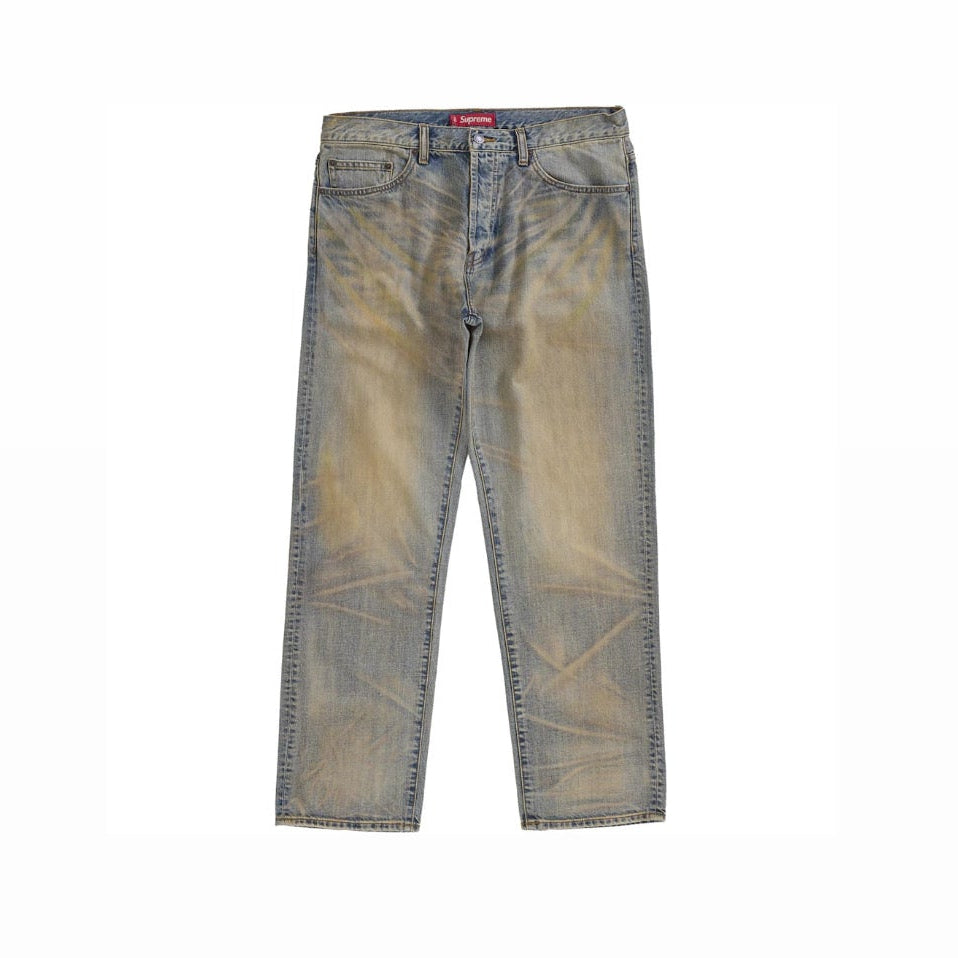 Supreme Regular Jean (FW25) Dirty Indigo
