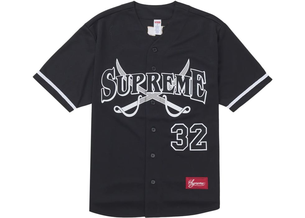Supreme Swords Baseball Jersey Black