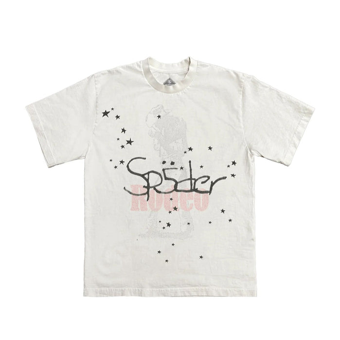 Travis Scott Cactus Jack x Sp5der Days Before Rodeo II Tee White