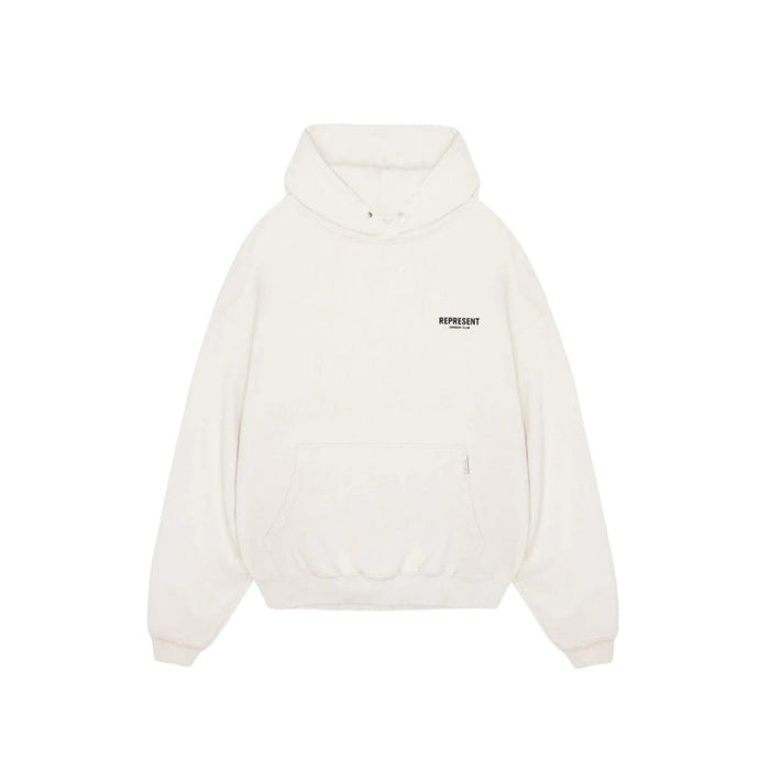 Represent Owner's Club Hoodie Flat White/Black