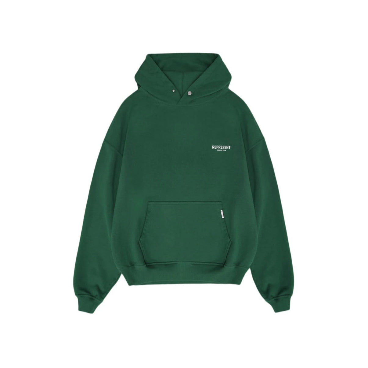 Represent Owner's Club Hoodie Racing Green/White