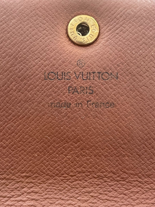 Louis Vuitton Long Wallet Monigram Pochette Porto Monnaie Credit