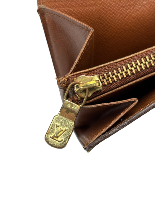 Louis Vuitton Long Wallet Monigram Pochette Porto Monnaie Credit