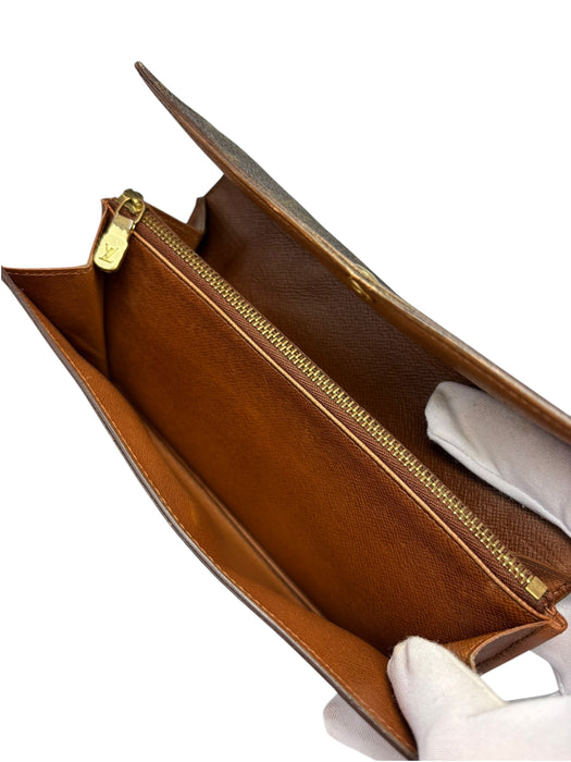 Louis Vuitton Long Wallet Monigram Pochette Porto Monnaie Credit