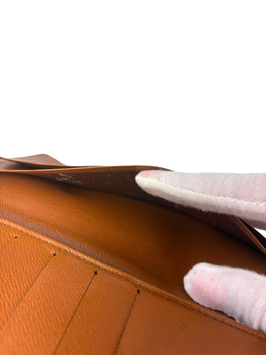 Louis Vuitton Porte Chequier Cartes Credit European Checkbook Wallet