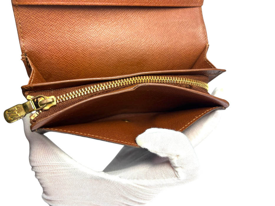 Louis Vuitton Monogram Porte Monnaie Tresor Bi-fold Wallet