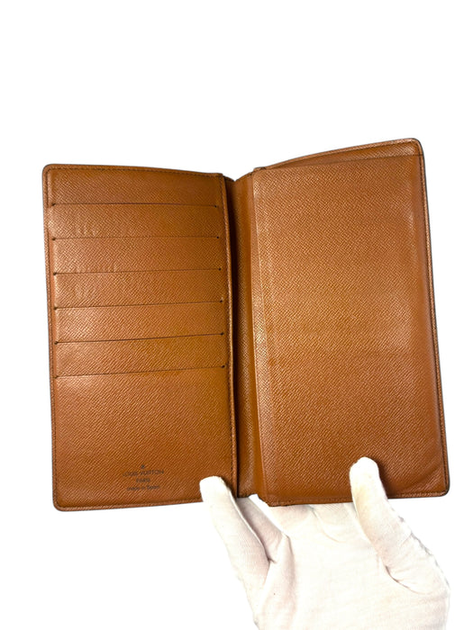 Louis Vuitton Porte Chequier Cartes Credit European Checkbook Wallet