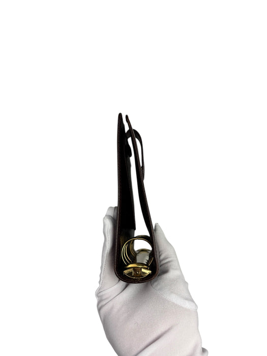 Louis Vuitton Taiga Leather Ring Agenda Cover MM (burgundy)