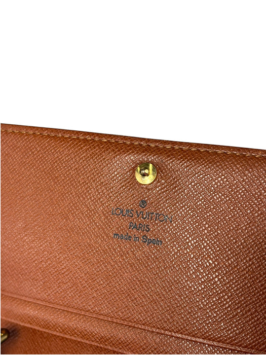Louis Vuitton Porte Monnaie Bifold Monogram Wallet