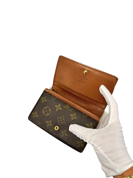 Louis Vuitton Monogram Porte Monnaie Billets Tresor Wallet