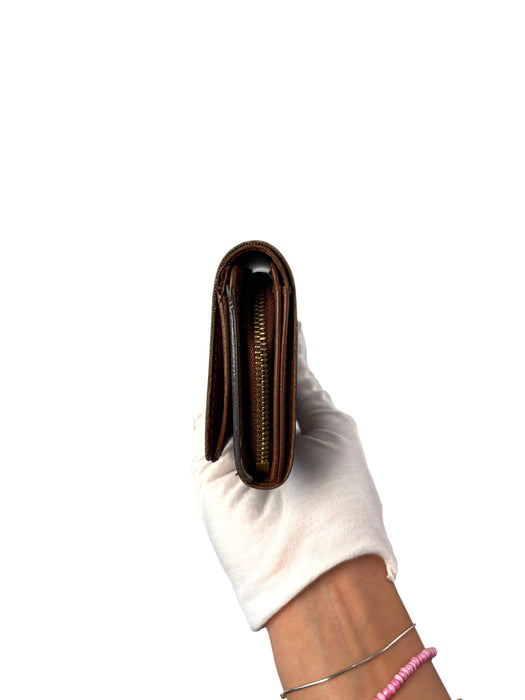 Louis Vuitton Monogram Porte Monnaie Tresor Bi-fold Wallet