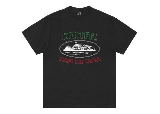Corteiz Og Alcatraz Italia Tee Black