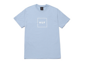 HUF Essentials Box Logo Tee Light Blue
