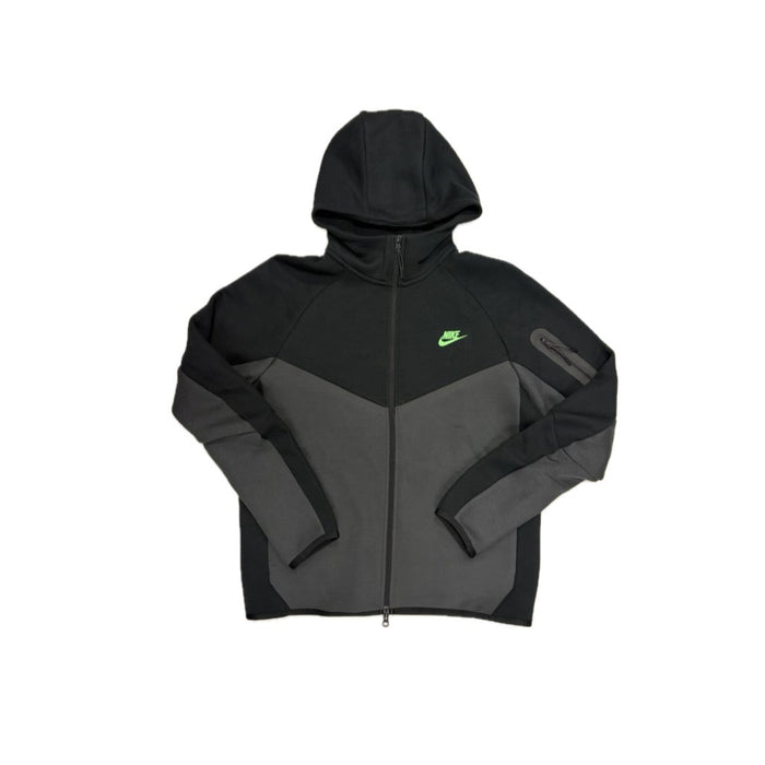 Nike Tech Fleece Windrunner Black Green Strike