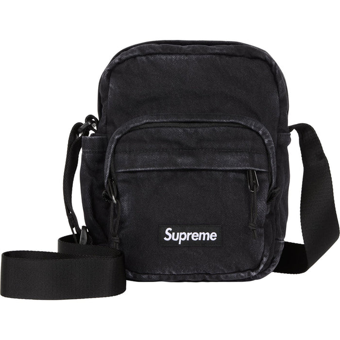 Supreme Denim Shoulder Bag Black