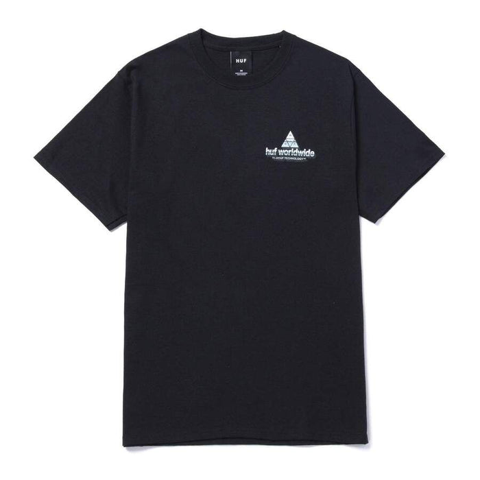 HUF Peak Tech Tee Black