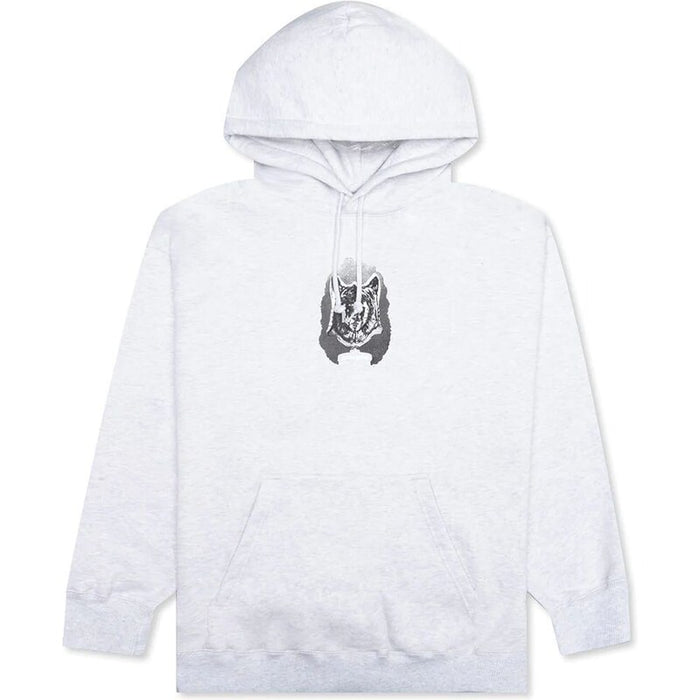 Fucking Awesome Cat Mask Hoodie Heather Grey